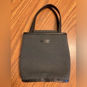 Liz Claiborne small black purse with two black straps
